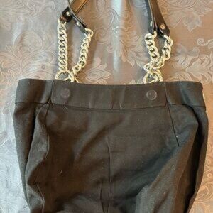 Miche demi black base purse with chain straps